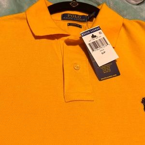 NWT polo Ralph Lauren polo shirt gold Small New